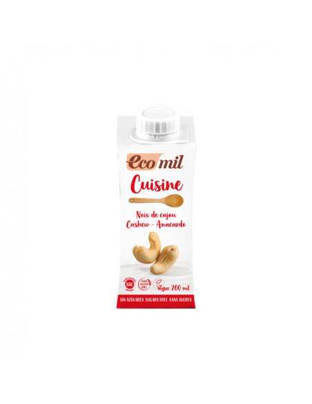 Crema para cocinar de anacardo cuisine Bio 200ml Ecomil Crema para cocinar de anacardo cuisine Bio 200ml Ecomil